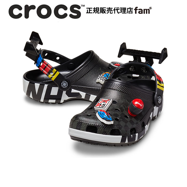 クロックス crocs【メンズ レディース サンダル】Nascar Classic Clog/ナスカー クラシック クロッグ/ブラック｜##｜famshoe｜02