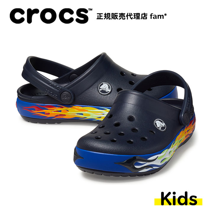クロックス crocs【キッズ サンダル】Crocband Lights Clog T/クロックバン...