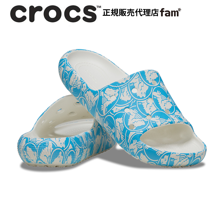 クロックス crocs【メンズ レディース サンダル】Classic Duke Print Slid...