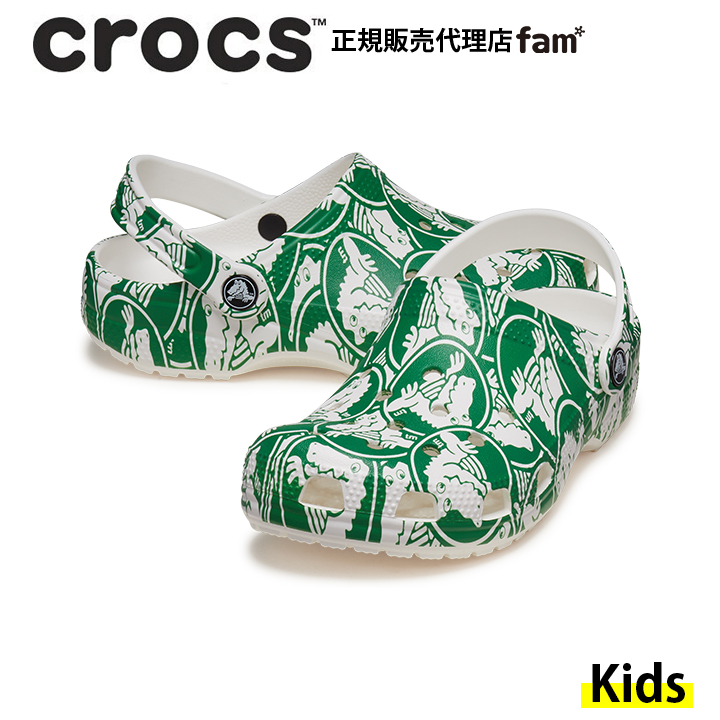 クロックス crocs【キッズ サンダル】Classic Duke Print Clog T/クラシ...