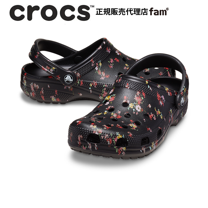 クロックス crocs【メンズ レディース サンダル】Classic Ditsy Floral Clog/クラシック ディッツィ フローラル  クロッグ｜##