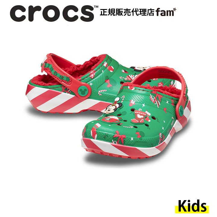 crocs（クロックス） crocs【キッズ ボア】Mickey Holiday Lined