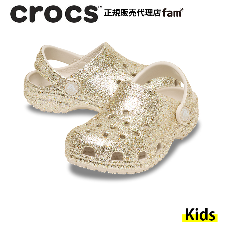 crocs（クロックス） crocs【キッズ サンダル】Classic Chunky Glitter