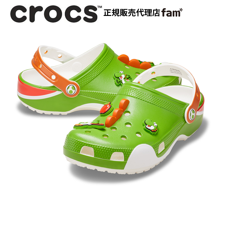 プ*ん様 【限定品】クロックス スーパーマリオ コラボ ヨッシー(26cm) crocs（クロックス） crocs【メンズ レディース サンダル】Yoshi