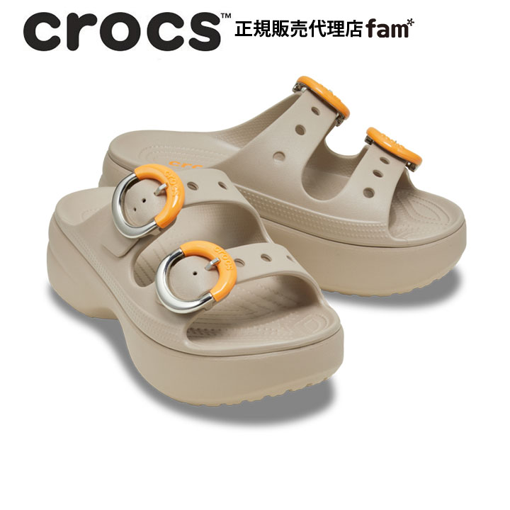 クロックス crocs【レディース サンダル】Saturday Platform Dipped Buckle Sndl W/ サタデー プラットフォーム ディップドバックル サンダル /213246-2NM｜の画像