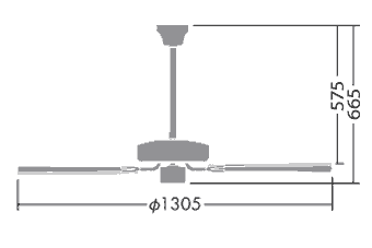 DP-35203G + DP-35322 + DP-35206 傾斜対応 DAIKO(ダイコー)製シーリングファン