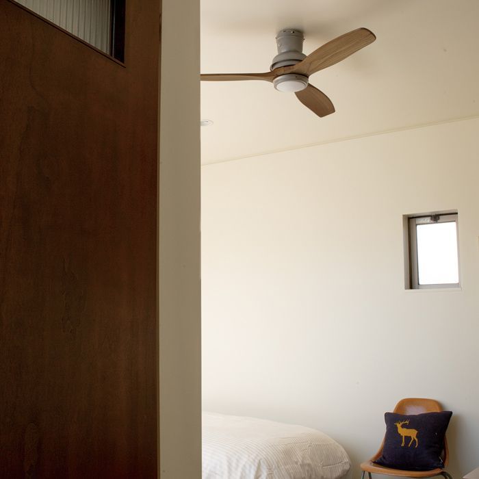 HERMOSA（ハモサ） 長期保証 BAR WOOD CEILING FAN CF-006DCWAL 薄型 