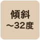 傾斜32度まで対応