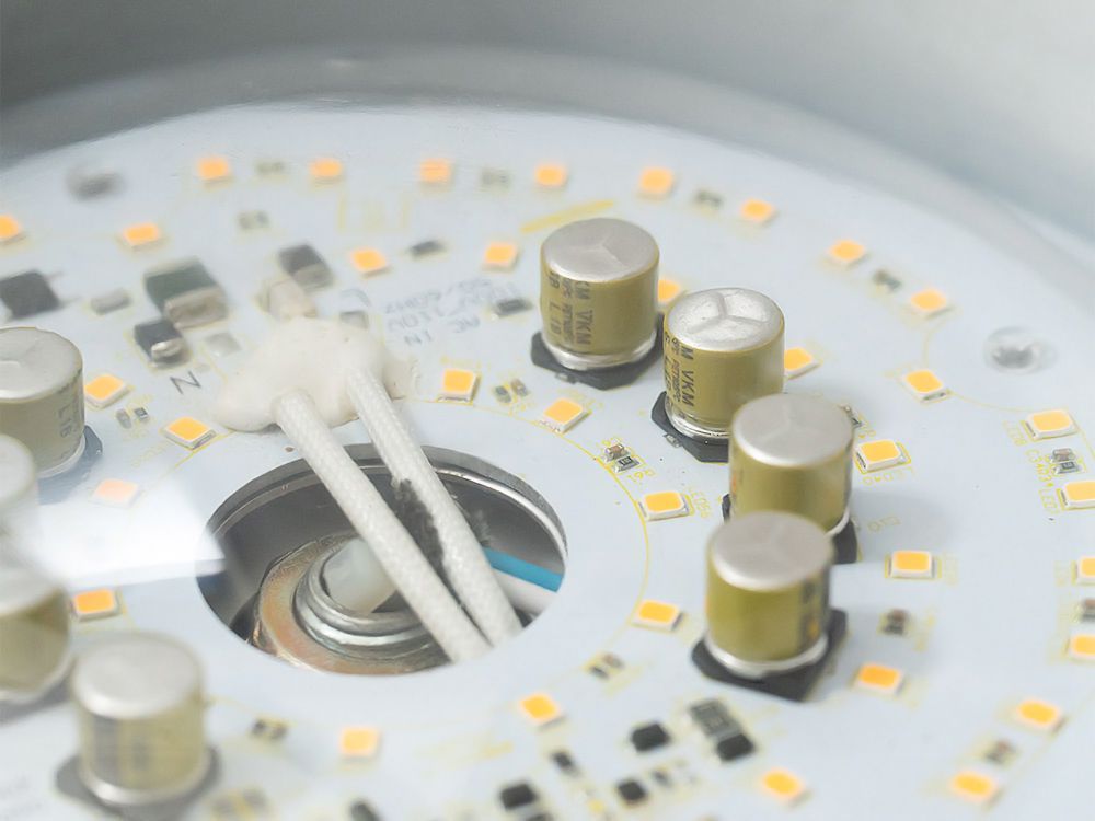 ファズー シーリングファン ライト IF0140L-WH ホワイト LED