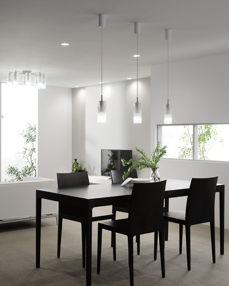 レール取付 非調光 温白色] AQUAシリーズ[Mist] ガラス製