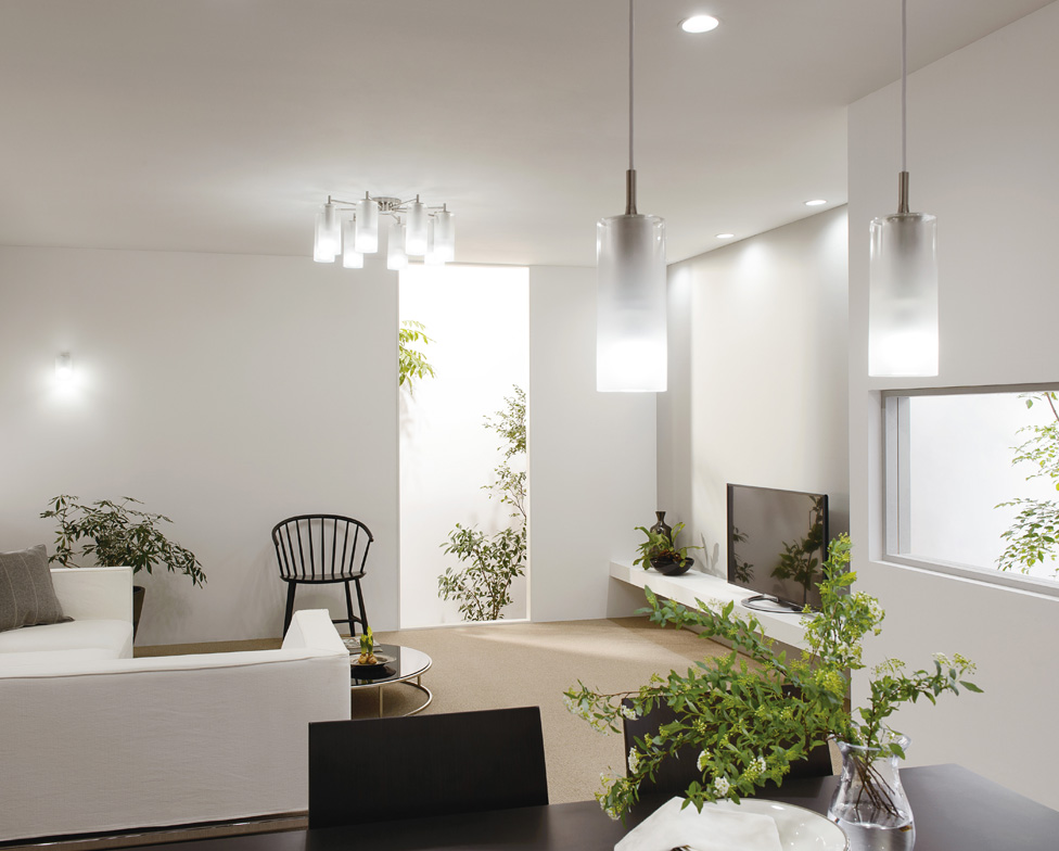 レール取付 非調光 温白色] AQUAシリーズ[Mist] ガラス製