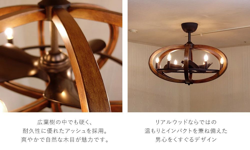 長期保証 ファンデリア AS-5022-6 + AS-5022-6-30cm 小型 LED 6灯 DC