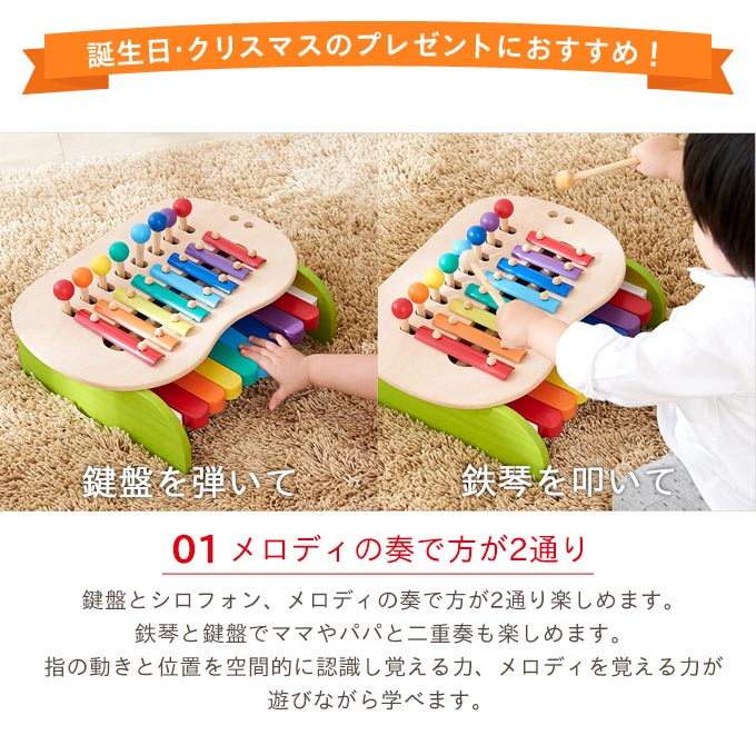 木琴 ピアノ おもちゃ エドインター 森のメロディーメーカー 木のおもちゃ 木製 知育玩具 楽器玩具 1歳半 プレゼント 誕生日 Ed.Inter  :edi-mdmm813010:FanMary(ファンメアリー) - 通販 - Yahoo!ショッピング