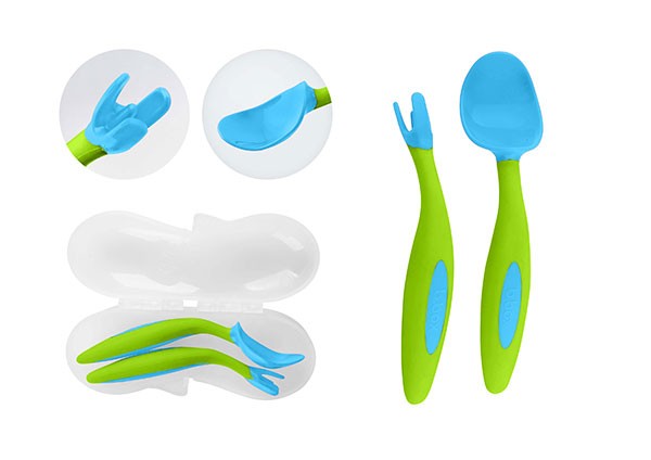 ベビー スプーン フォーク セット b.box ビーボックス トドラーカトラリー（ケース付）Toddler cutlery ベビー食器 カトラリー 男の子 女の子 | b.box | 01