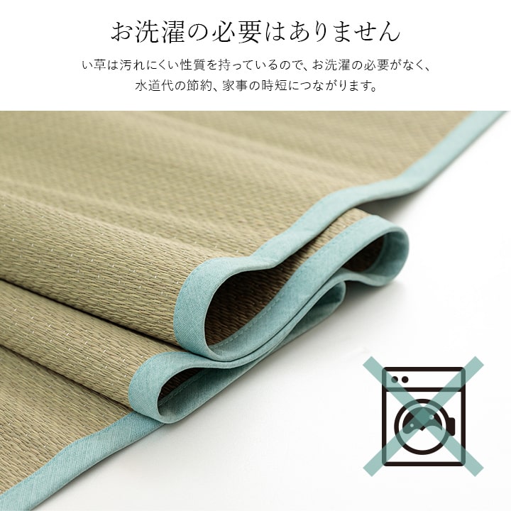 い草 寝ござ 敷きパッド 130×200cm ダブルサイズ 国産 日本製 無染土