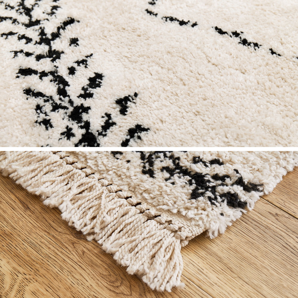 ラグマット 長方形 100×140 約 0.85畳 シャギー ウィルトン織 おしゃれ