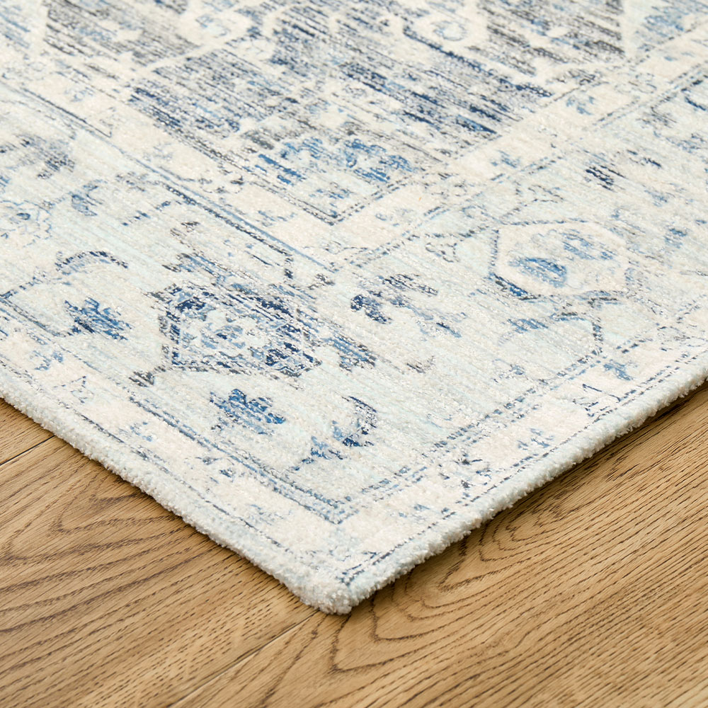 玄関マット 屋内 室内 おしゃれ 北欧 滑り止め 約60×90cm モダン オリエンタル柄 インテリアマット ジャガード織 くすみカラー |  | 01