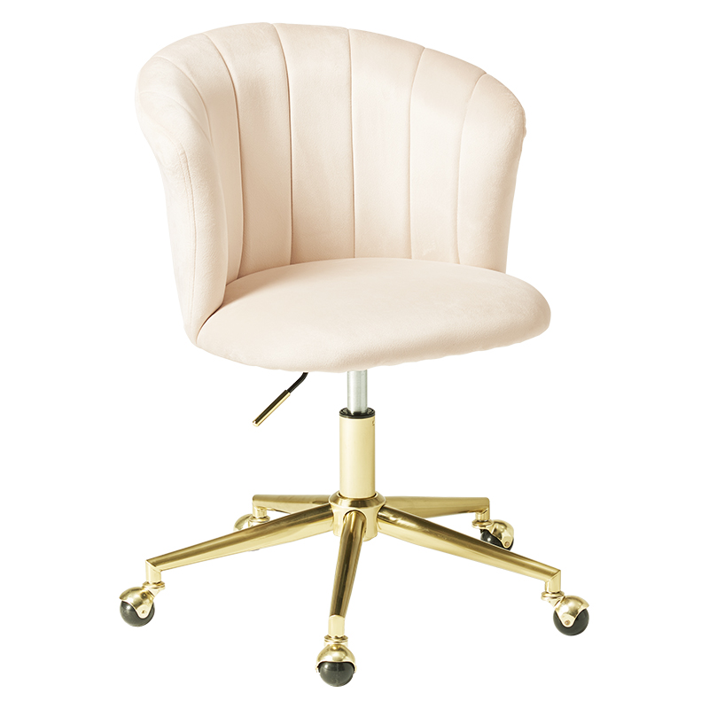 回転チェアー キャスター付き 昇降機能 ベロア おしゃれ 可愛い