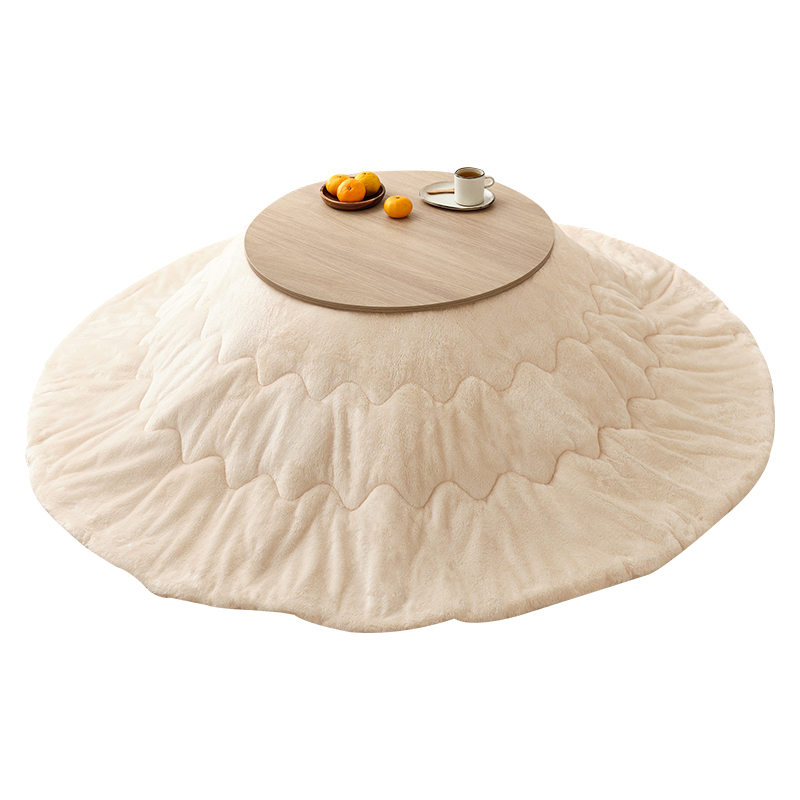 こたつ 掛け布団 2点セット 丸型 おしゃれ 68cm 円卓 円形 テーブル