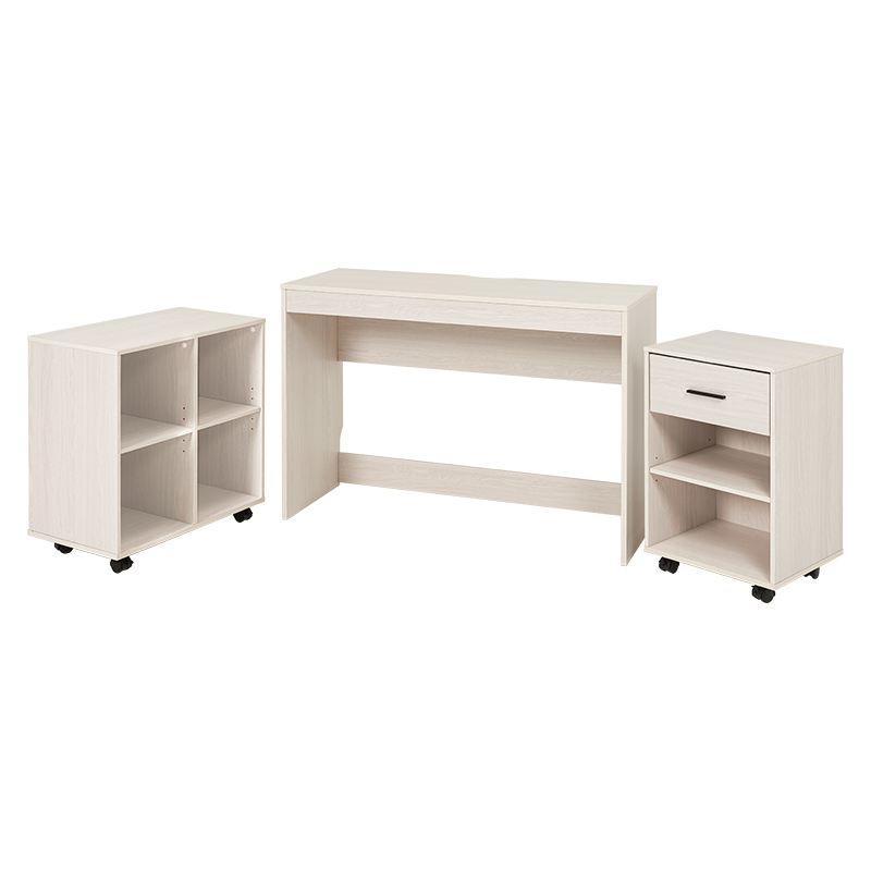 デスク ラック チェスト 付き 3点 セット 机 幅105 コンパクト