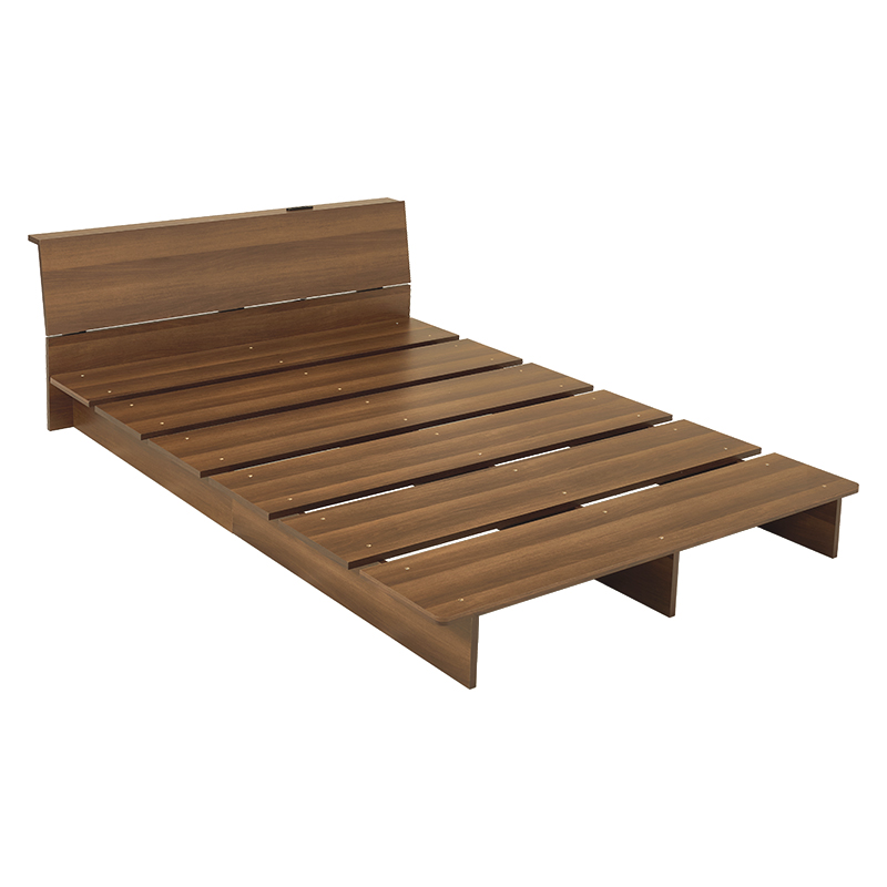 ローベッド マットレス付き セミダブル フレーム ボンネルコイル