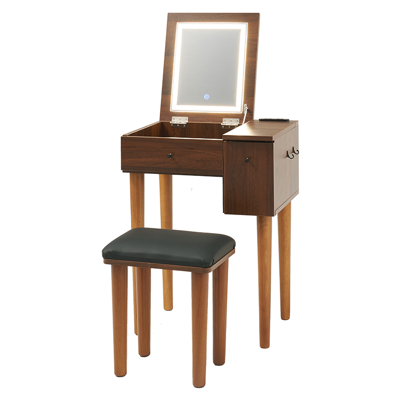 ドレッサー スツール セット コンセント付き LED女優ライト おしゃれ