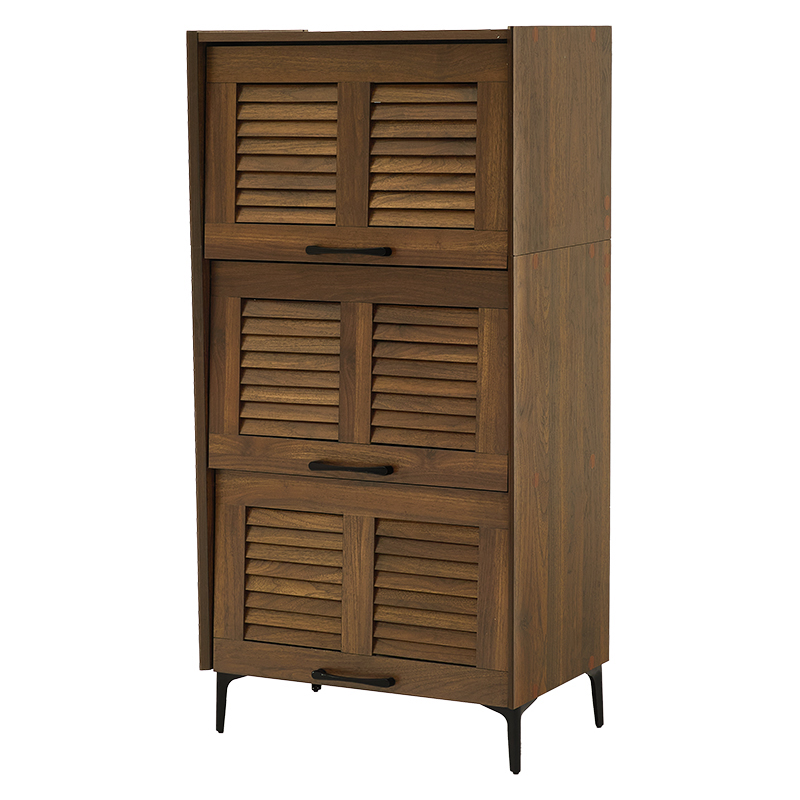 下駄箱 3段シューズ ラック 玄関収納 引き出し ひとり暮らし スリム 靴収納 シューズボックス 下駄箱 収納 おしゃれ 約 幅60 3扉タイプ 玄関収納