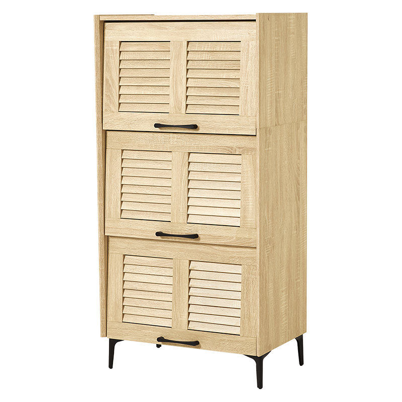 シューズボックス 下駄箱 収納 おしゃれ 約 幅60 3扉タイプ 玄関収納