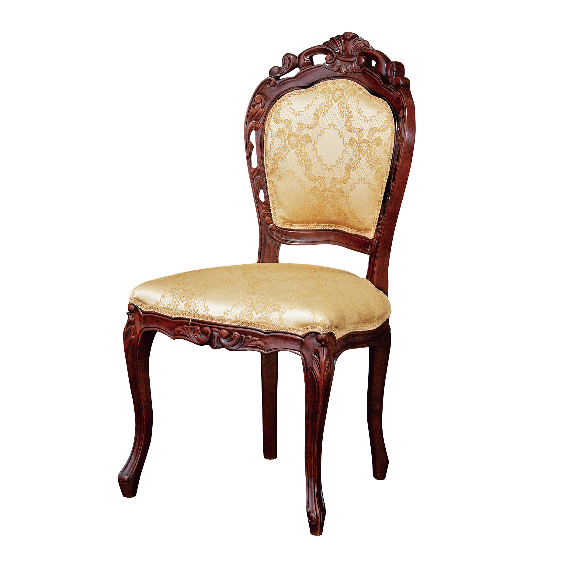 ダイニングチェア おしゃれ 白 肘なし アンティーク 完成品 木製 食卓