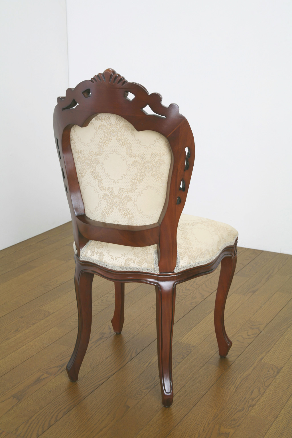 ダイニングチェア おしゃれ 白 肘なし アンティーク 完成品 木製 食卓