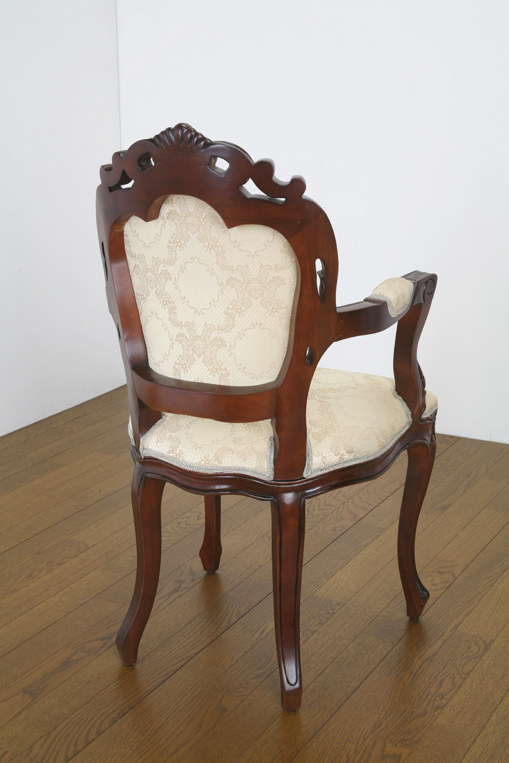 ダイニングチェア アンティーク 肘付き 猫脚 椅子 おしゃれ 安い 木製