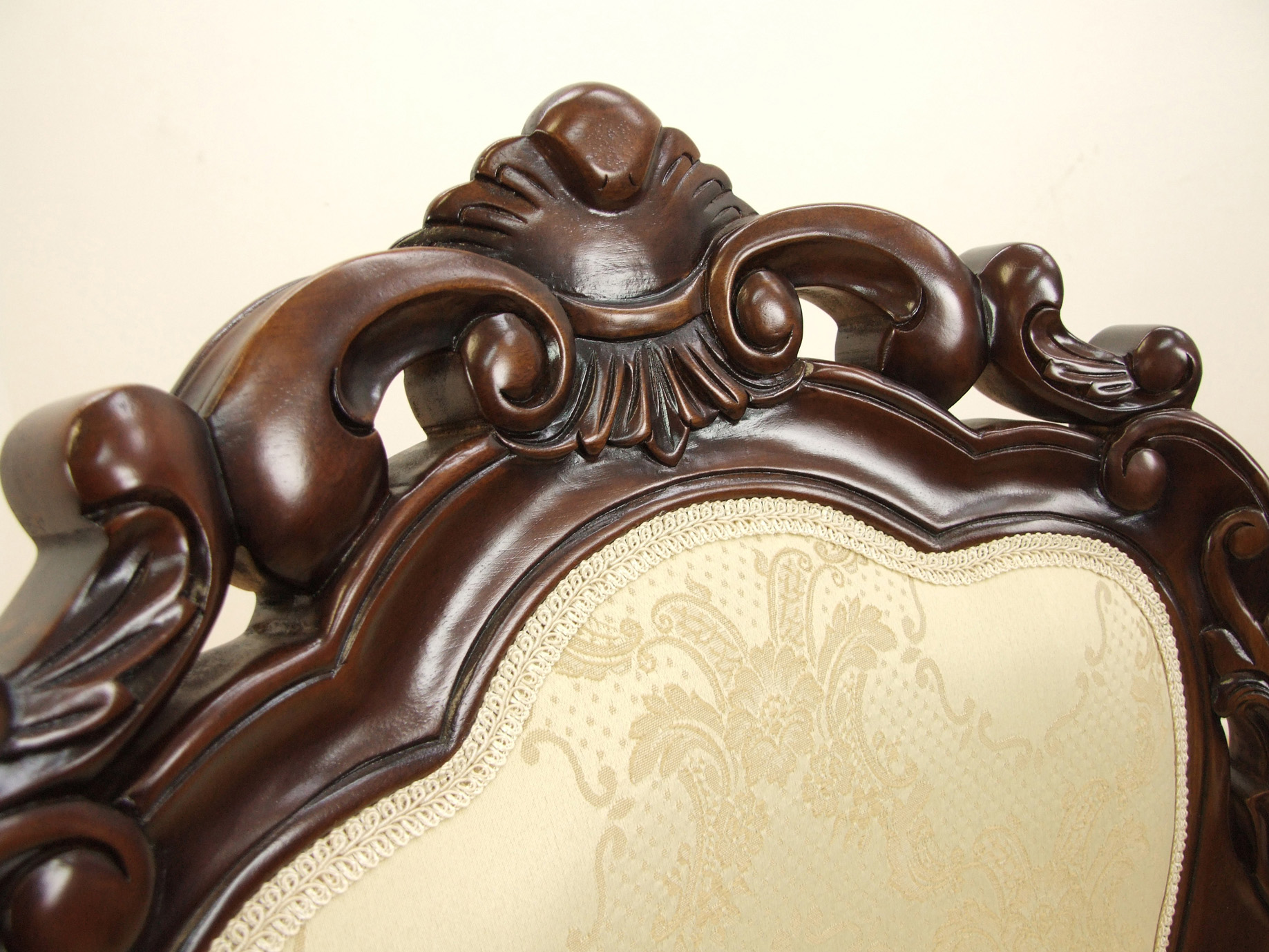 ダイニングチェア おしゃれ 白 肘なし アンティーク 完成品 木製 食卓