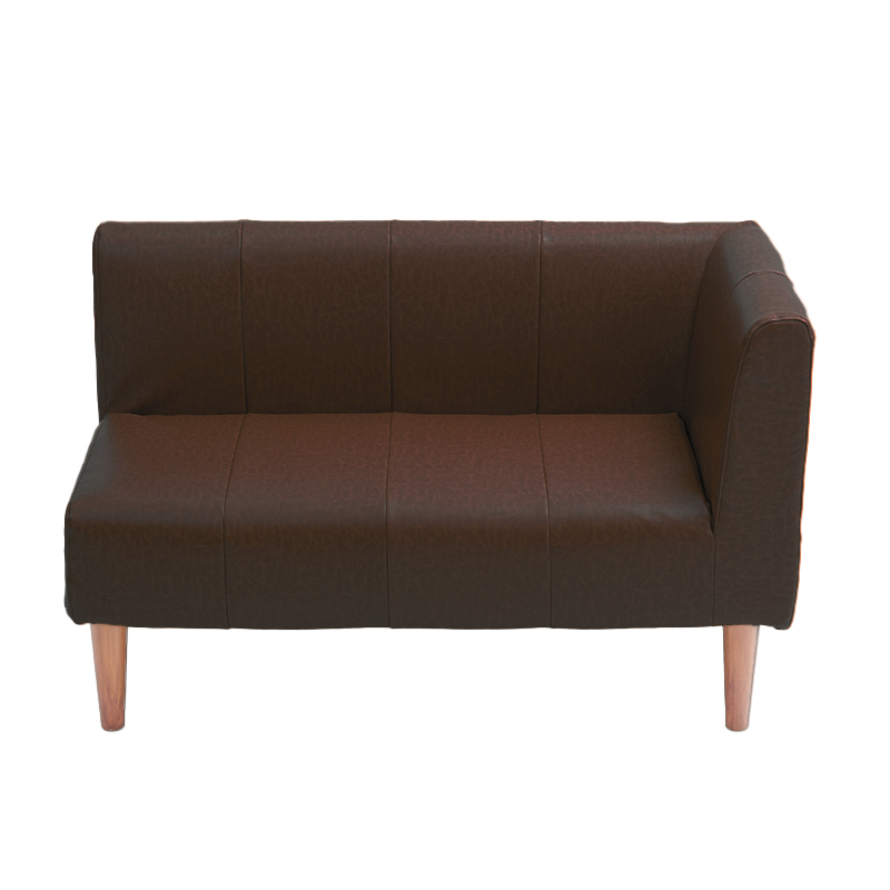 2人掛けソファ 右肘 左肘 幅110 日本製 合皮 座面 背もたれ ロー