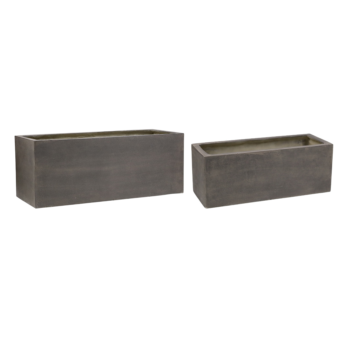 プランター 植木鉢 大型 長方形 大小2個セット 幅60 80 おしゃれ 北欧