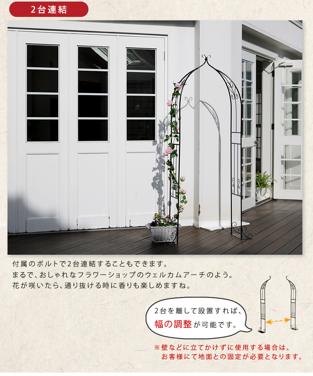 アイアンアーチ ハーフ ダブル DIY シェード キット 幅55