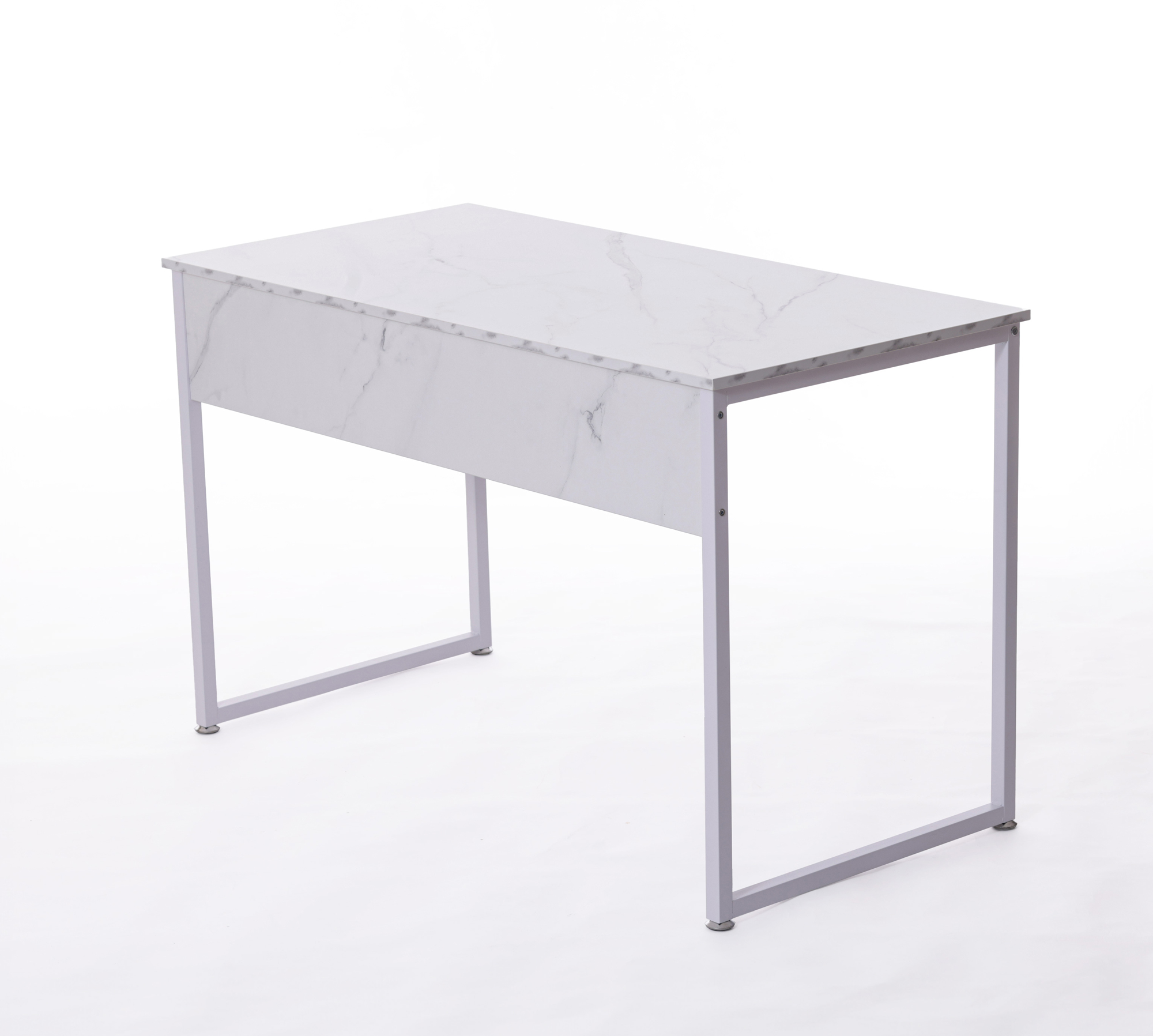 パソコンデスク デスク 大理石調 幅120 奥行60 おしゃれ スチール