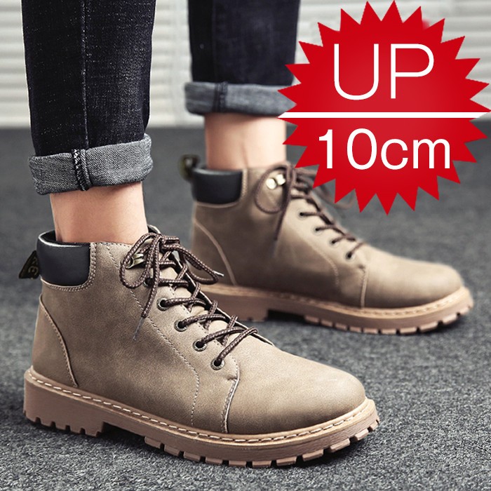Qoo10 送料無料 6cm 8cm 10cm身長up 背が高くなる靴 スニーカー ブーツ メンズ カジュアル シューズ メンズシューズ インヒールシューズ 秋冬 通気性