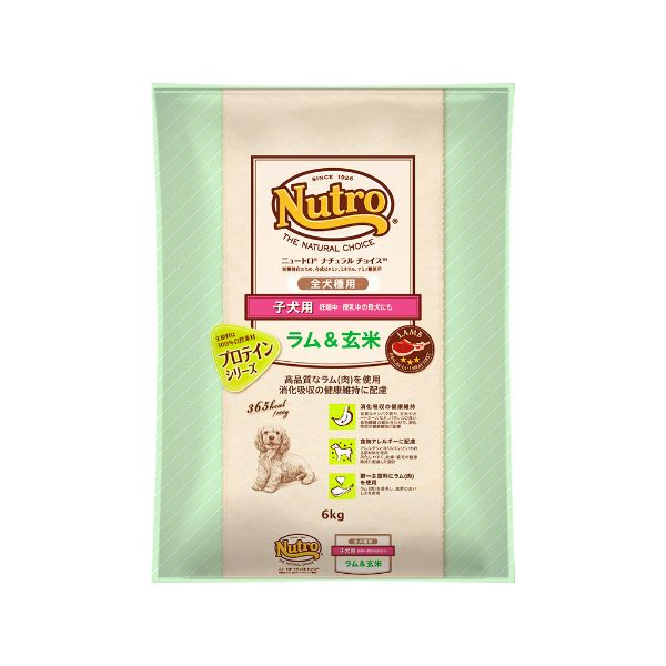 ニュートロナチュラルチョイス ラム&玄米子犬用全犬種用 6kg 犬用品 ドッグフード パピー子犬  4562358786648