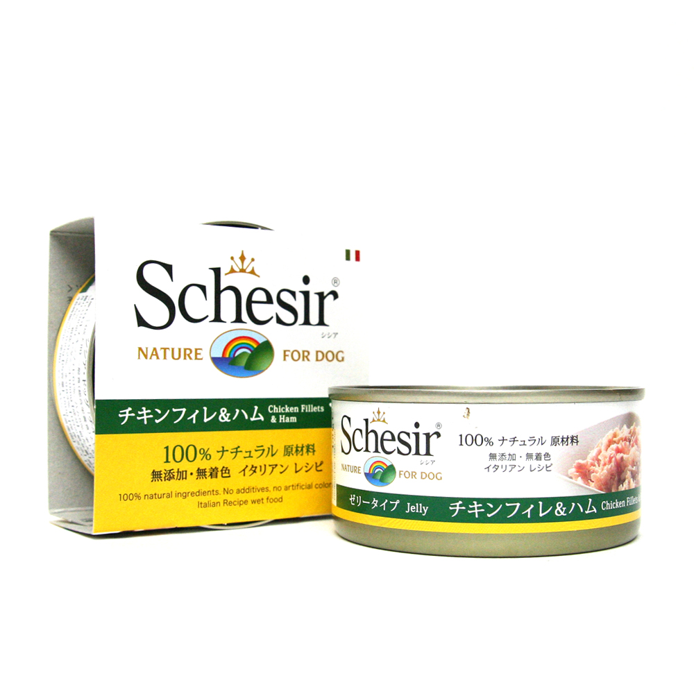 【在庫限りで終売】ドッグフード ウェット 成犬用 シシア チキンフィレ＆ハム150g 缶詰 無添加 無着色 | シシア | 06