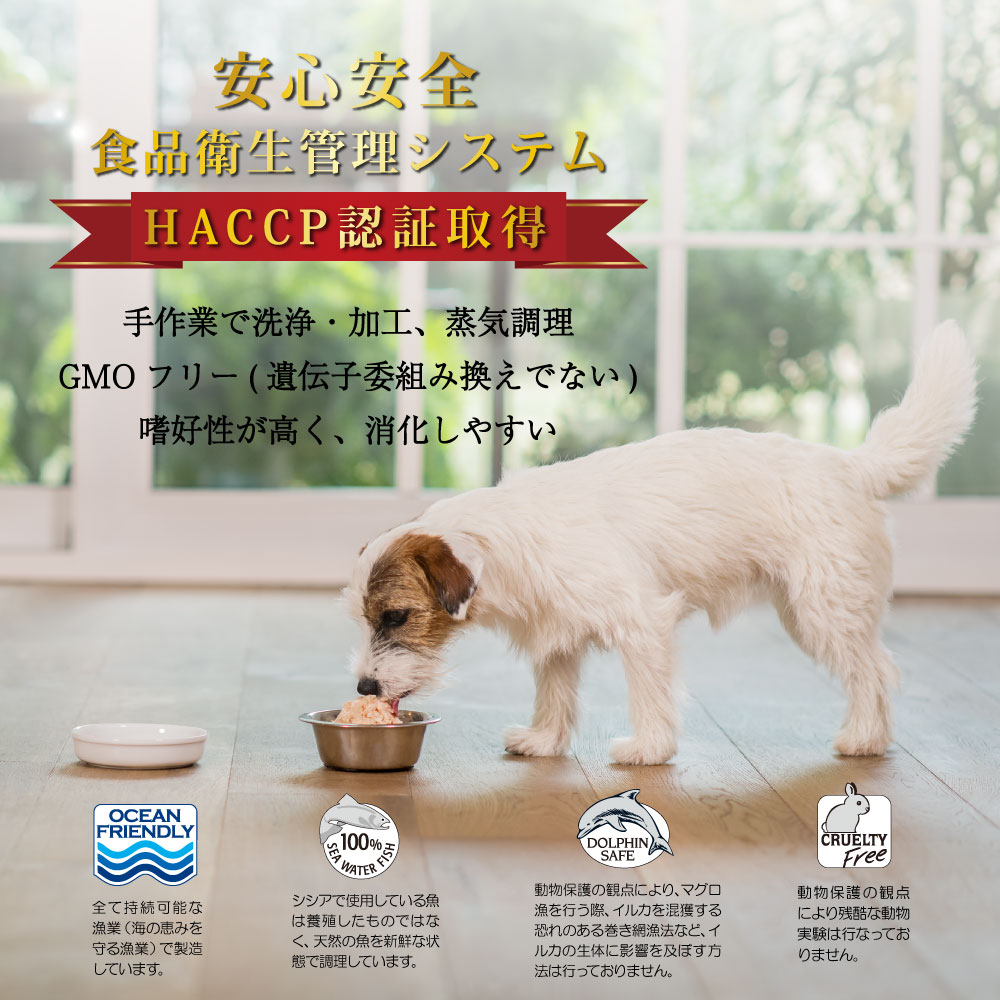 【在庫限りで終売】ドッグフード ウェット 成犬用 シシア チキンフィレ＆ハム150g 缶詰 無添加 無着色 | シシア | 02