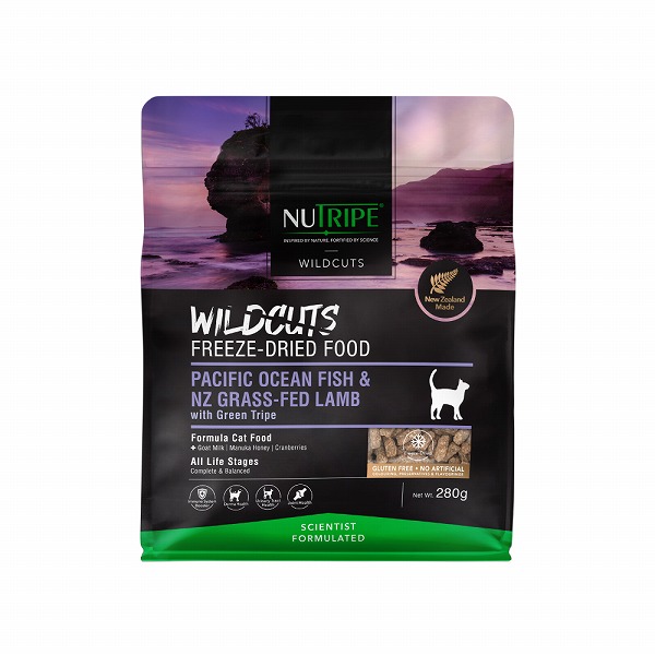 ドライフード ワイルドカット フリーズドライ 選べる2種 猫 総合栄養食 ニュートライプ  280ｇ | NUTRIPE | 12