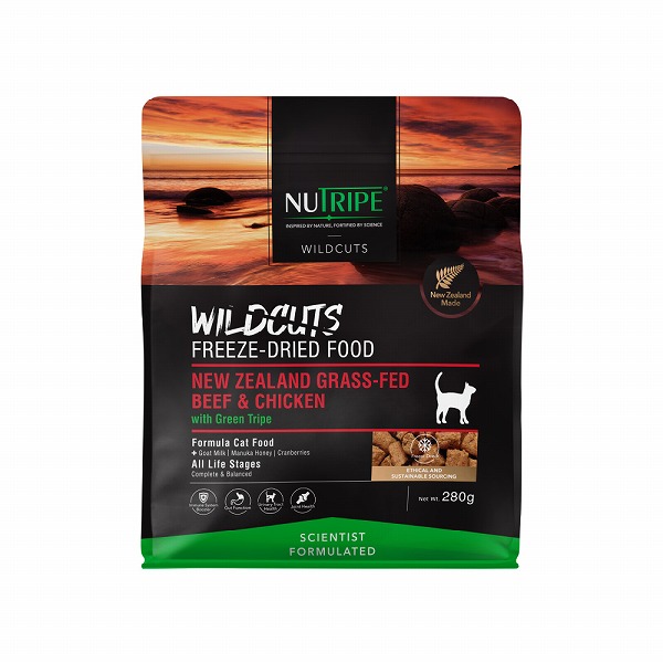 ドライフード ワイルドカット フリーズドライ 選べる2種 猫 総合栄養食 ニュートライプ  280ｇ | NUTRIPE | 13
