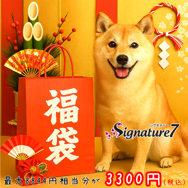 Signature7（シグネチャー7） 【数量限定品】2026年 犬 3300円 福袋