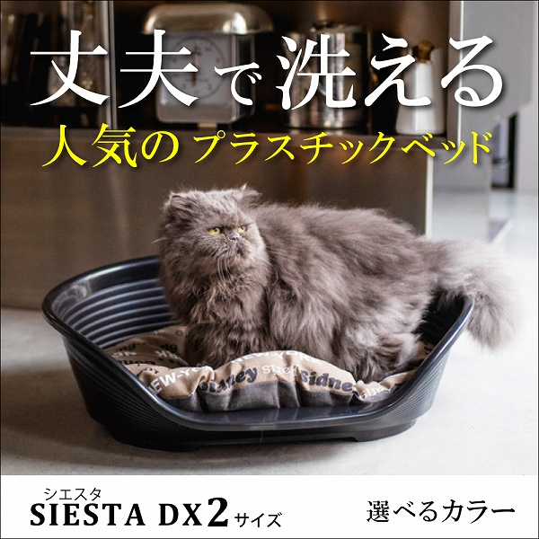 犬 猫 ベッド 洗える シエスタ SIESTA DX 2 ペット用 寝具 丈夫 頑丈 ペット壊れない 耐久性 オールシーズン イタリアferplast社 ファープラスト 関連画像1