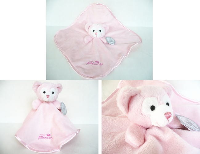 ダッフィー セキュリティブランケット 安心毛布 パステルピンク Duffy
