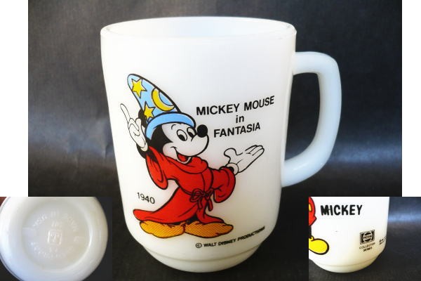 限定　レア　ディズニー　ファイヤーキング　マグカップ　ファンダフル　ミッキー ファンタジア ソーサラーミッキー マグカップ ファイヤーキング