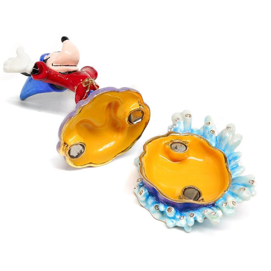 ソーサラーミッキー エナメルボックス ジュエリー フィギュア