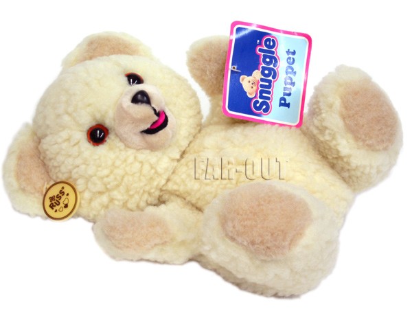 ファーファ Snuggle Bear ハンド パペット ぬいぐるみ 1980年代 タグ付き