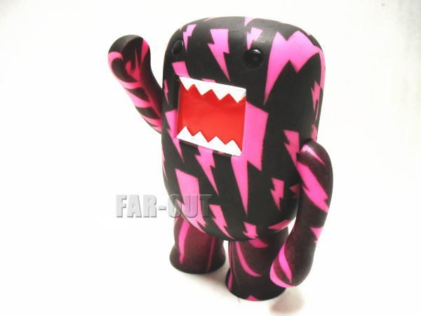 Domo どーもくん ビニール フィギュア ブラック ライトニング 稲妻