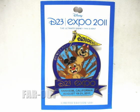 D23 Expo USA 2011 チップ&デール D23ロゴ メンバー限定 ピンズ